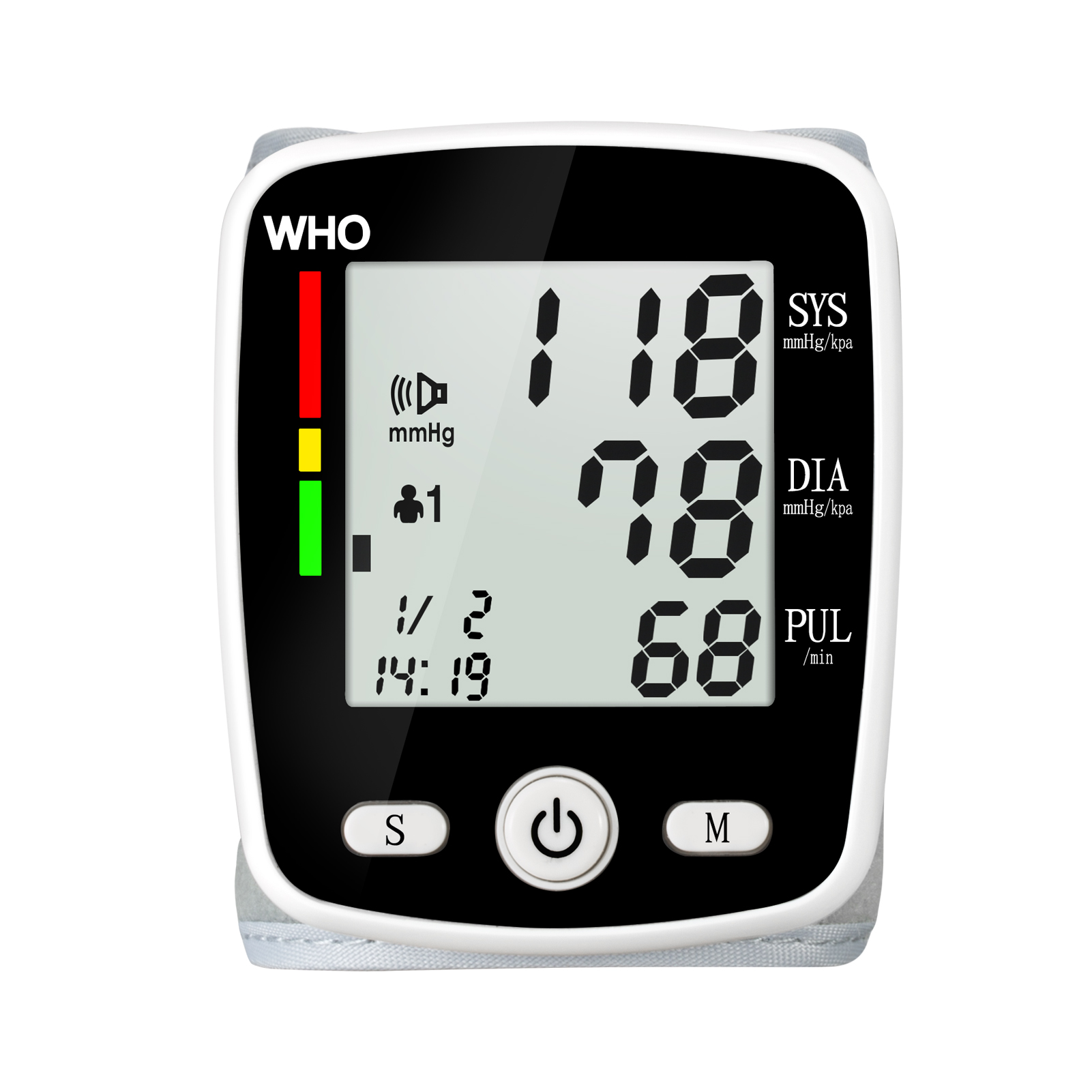 CK-W355英文手腕式血壓計（充電款）